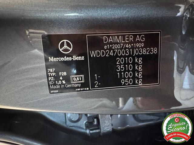 MERCEDES-BENZ B 180 usata, con Sedili sportivi