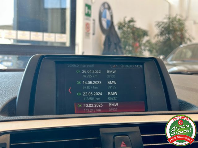 BMW 120 usata, con Cronologia tagliandi