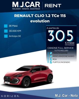 RENAULT Clio TCe 115 CV 5 porte Evolution