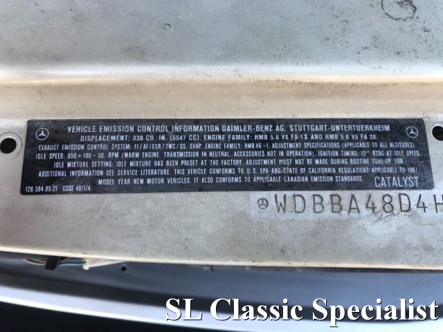 MERCEDES-BENZ SL 560 usata 72