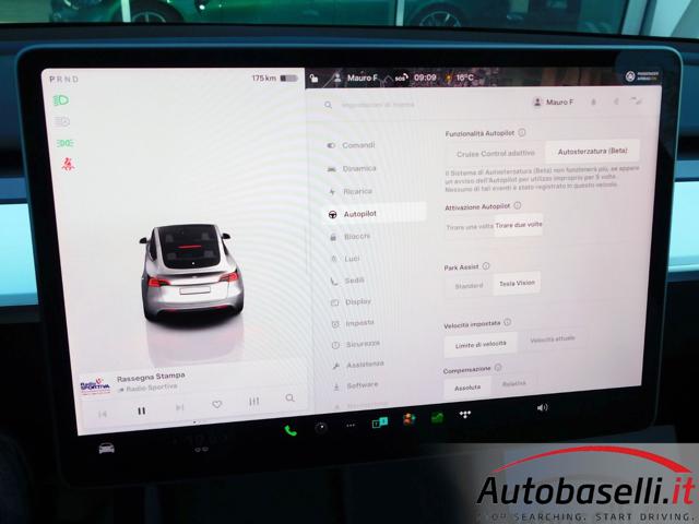 TESLA Model Y usata, con Sistema di riconoscimento della stanchezza