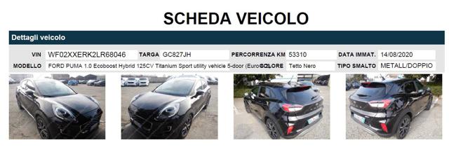 FORD Puma usata, con Luci diurne LED