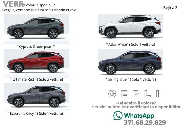 HYUNDAI Tucson usata, con Airbag laterali