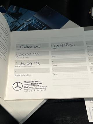 MERCEDES-BENZ G usata, con Fari LED