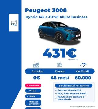 PEUGEOT 3008 usata, con Airbag laterali