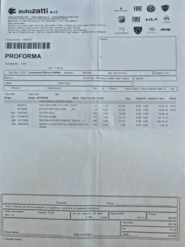FIAT 500X usata, con Controllo elettronico della corsia