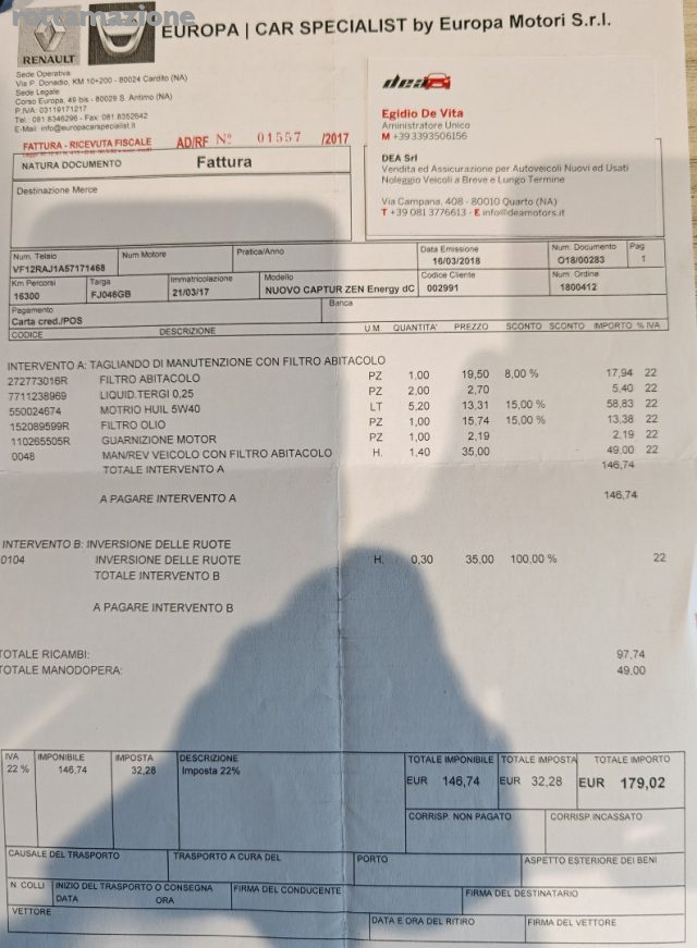 RENAULT Captur usata, con Sensori di parcheggio posteriori
