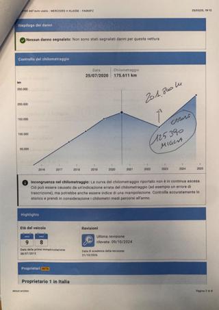 MERCEDES-BENZ V 250 usata, con Leve al volante