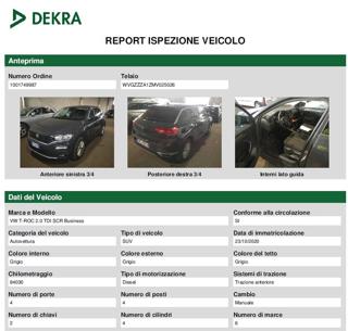 VOLKSWAGEN T-Roc usata, con Sedile posteriore sdoppiato