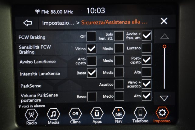 JEEP Renegade usata, con Controllo elettronico della corsia