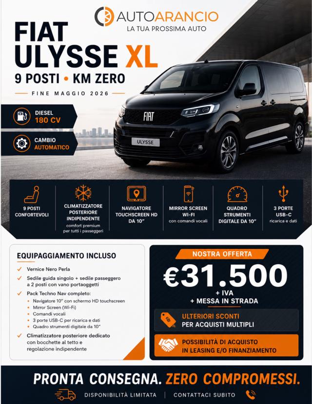 FIAT Ulysse usata, con Chiusura centralizzata telecomandata