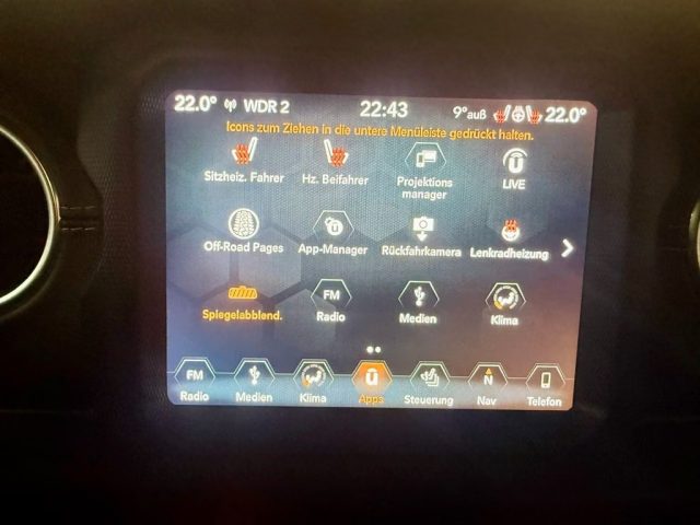 JEEP Wrangler usata, con Touch screen