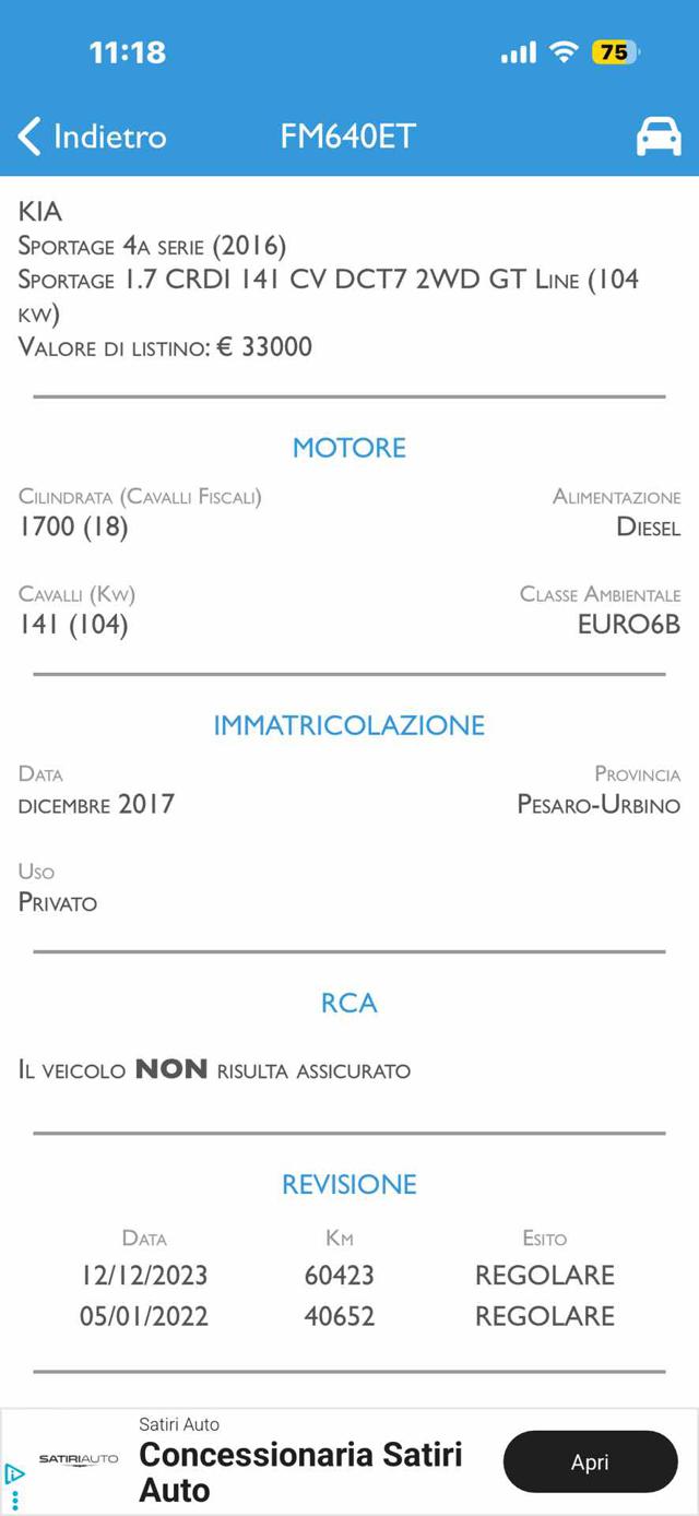 KIA Sportage usata, con Chiusura centralizzata