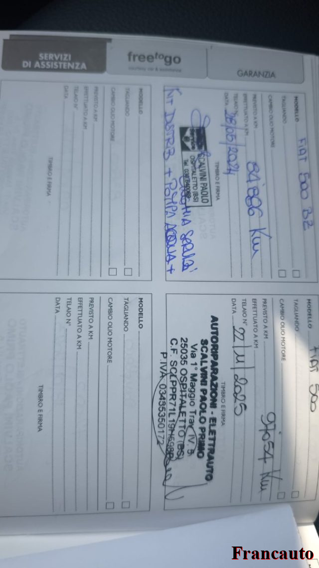 FIAT 500 usata, con Cruise Control