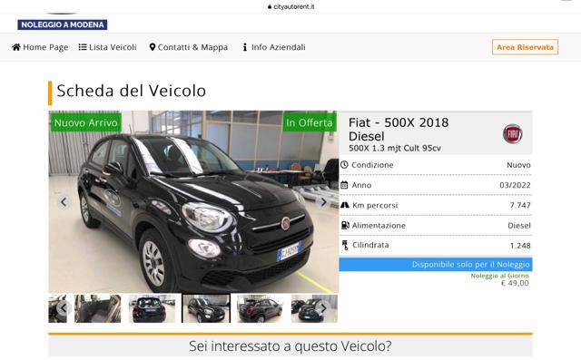 FIAT 500X usata, con ABS