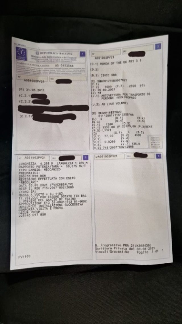 HONDA Civic usata, con Controllo trazione