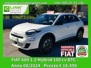 FIAT 600 Hybrid 100 CV DCT MHEV - GARANZIA UFFICIALE