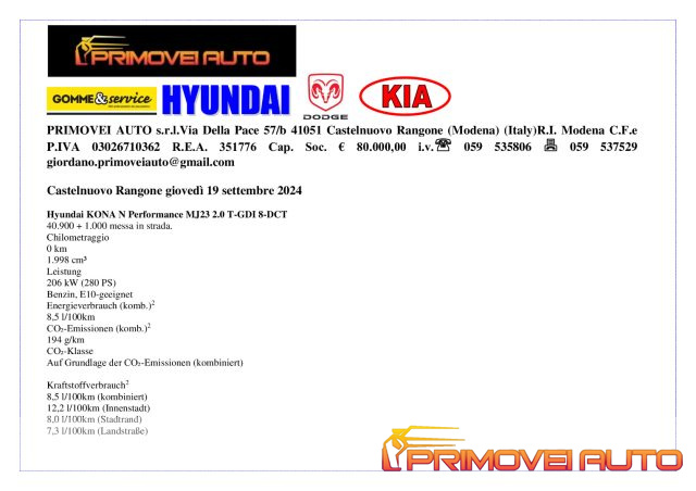 HYUNDAI Kona usata, con Chiusura centralizzata