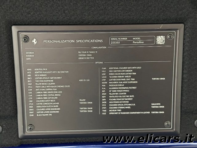 FERRARI Portofino usata, con Bluetooth