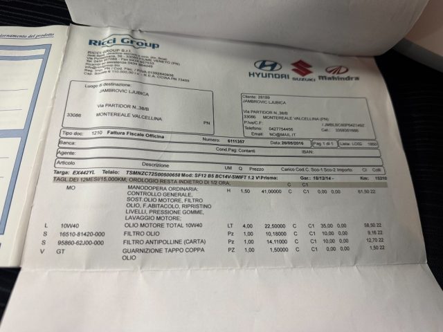 SUZUKI Swift usata, con Luci diurne