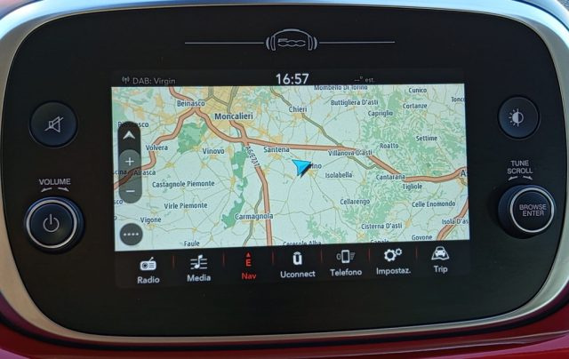 FIAT 500X usata, con Interni in pelle