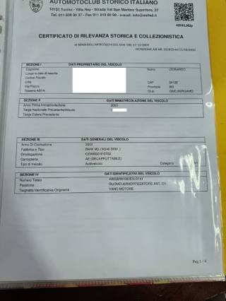 BMW M3 usata, con Interni in pelle