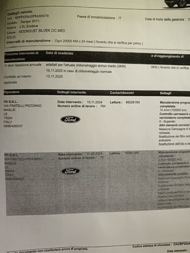 FORD Ranger usata, con Interni in pelle