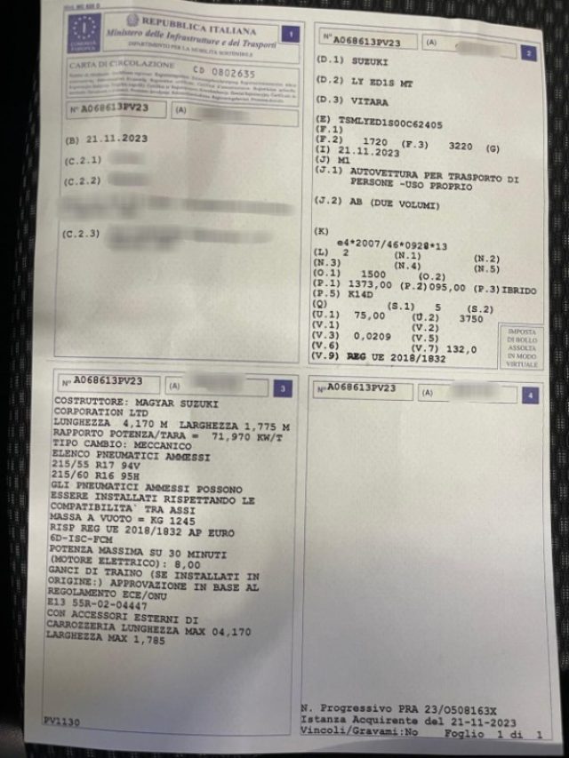 SUZUKI Vitara usata, con Airbag