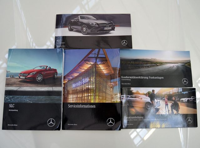 MERCEDES-BENZ SLC 180 usata, con Cronologia tagliandi