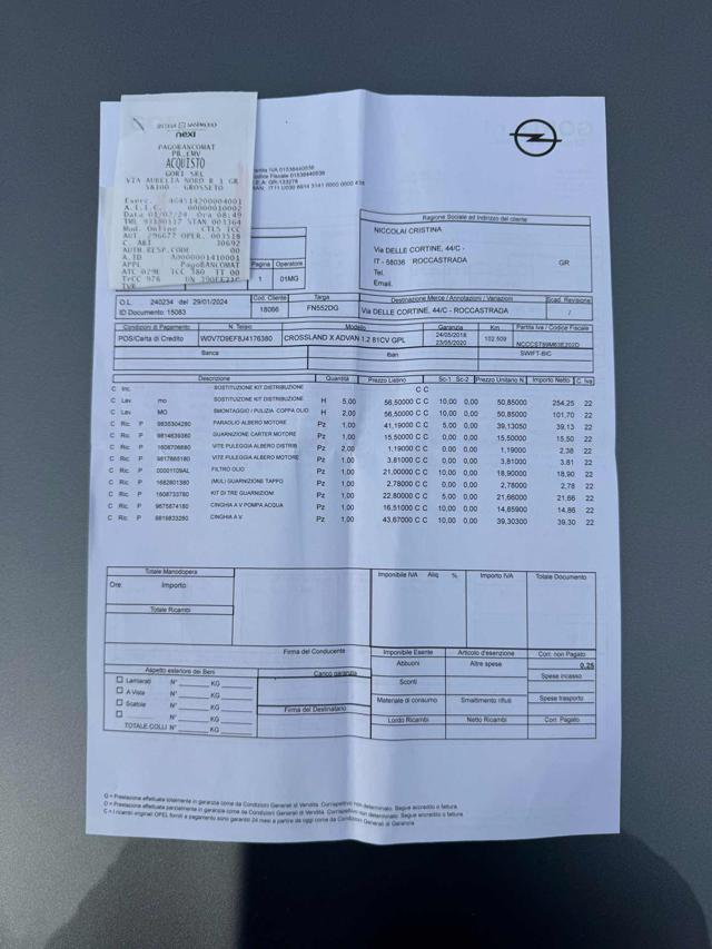 OPEL Crossland X usata 23