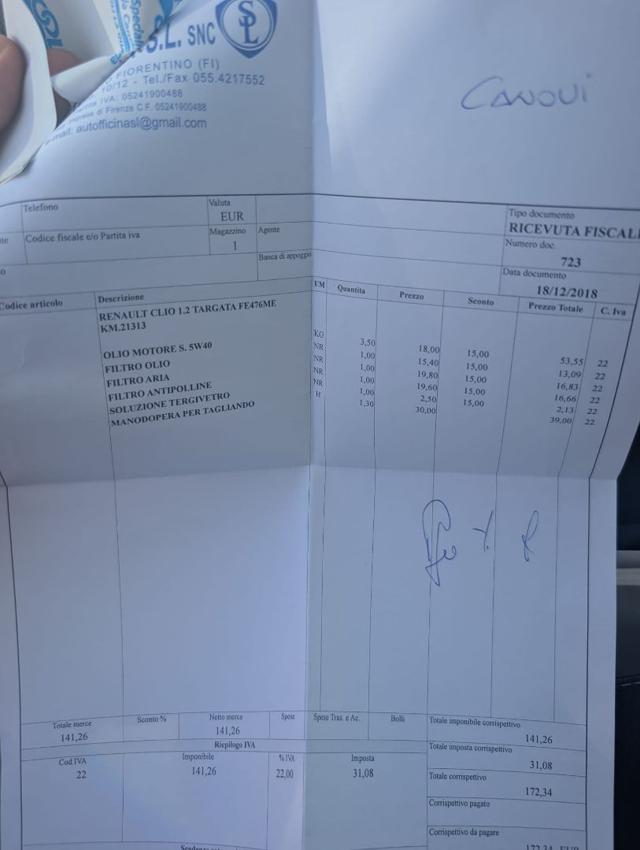RENAULT Clio usata, con Immobilizzatore elettronico