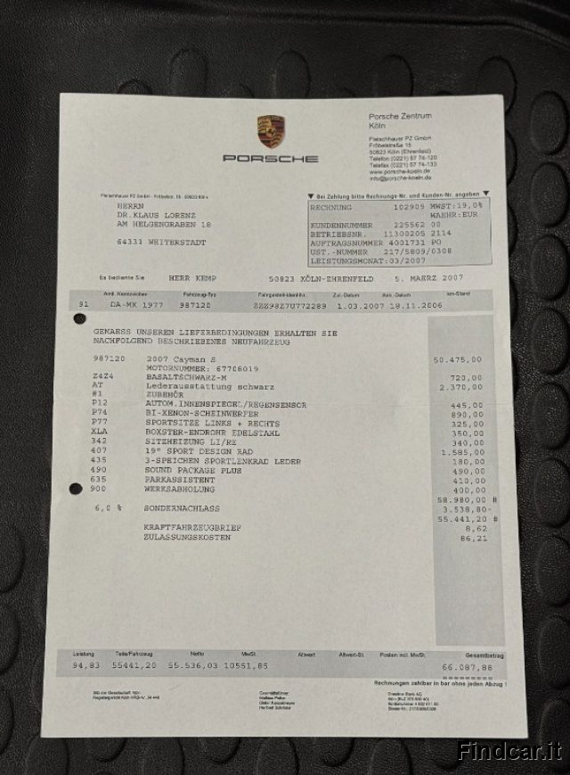 PORSCHE Cayman usata 23