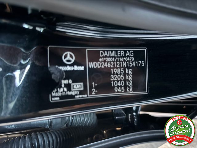 MERCEDES-BENZ B 180 usata, con Sedili sportivi