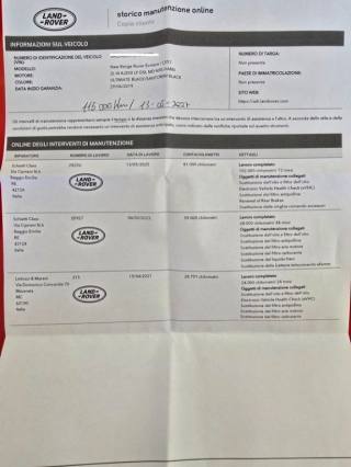 LAND ROVER Range Rover Evoque usata, con Interni in pelle