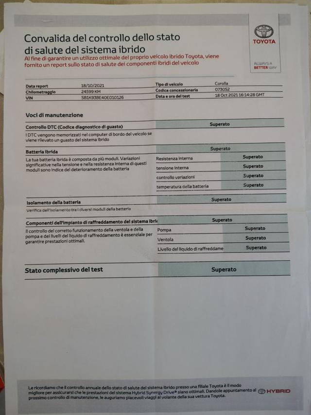 TOYOTA Corolla usata, con MP3