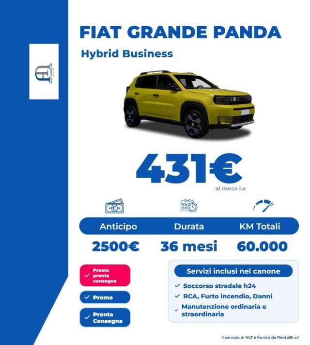 FIAT Grande Panda usata, con Airbag laterali