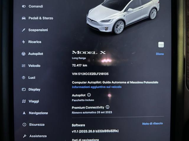 TESLA Model X usata, con Interni in pelle