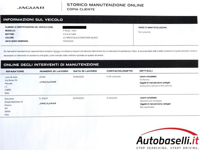 JAGUAR F-Pace usata, con Autoradio