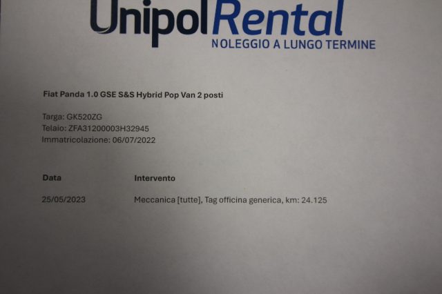 FIAT Panda usata, con Climatizzatore