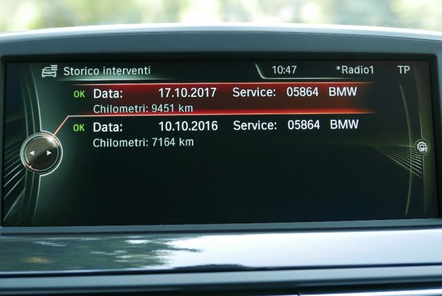 BMW 640 usata, con Cronologia tagliandi