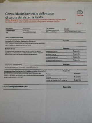 TOYOTA Corolla usata, con Bluetooth