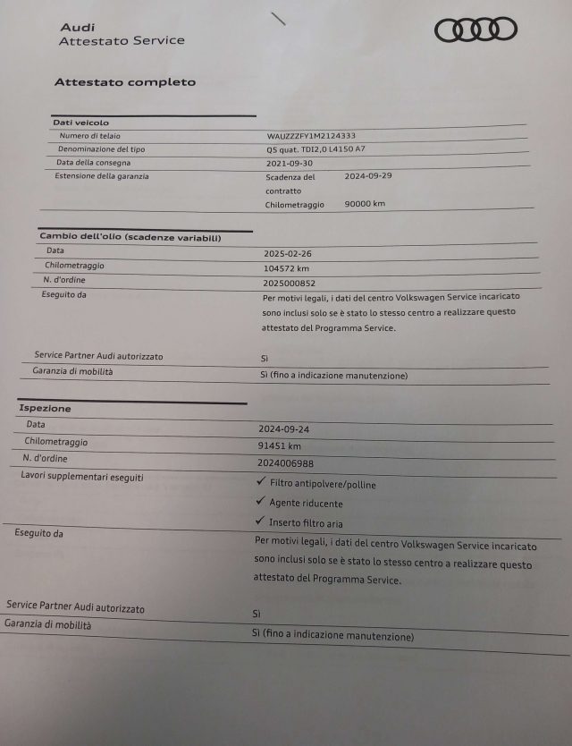 AUDI Q5 usata, con Volante in pelle