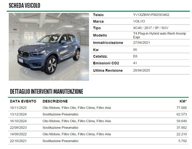 VOLVO XC40 usata, con Cruise Control
