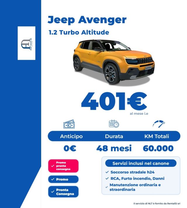 JEEP Avenger usata, con ABS