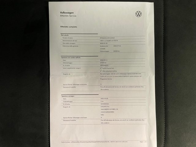 VOLKSWAGEN T-Roc usata, con Bracciolo