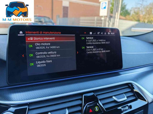BMW 520 usata, con Telecamera per parcheggio assistito