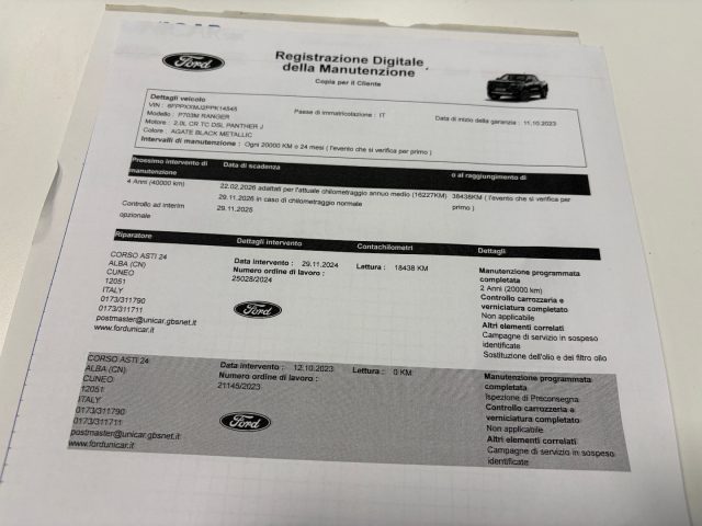 FORD Ranger usata, con Specchietti laterali elettrici