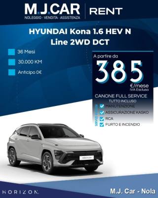 HYUNDAI Kona 1.6 HEV DCT NLINE