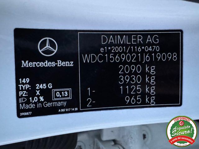 MERCEDES-BENZ GLA 200 usata, con Sedile posteriore sdoppiato