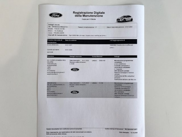 FORD Focus usata, con Volante multifunzione